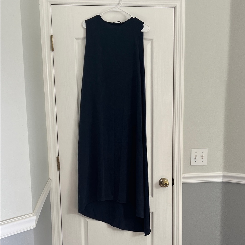 Chic Navy High-Low Women's Dress small kaarem